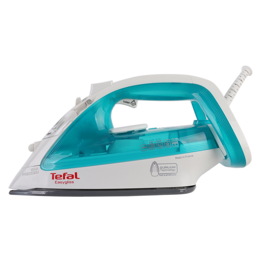 Bàn Ủi Hơi Nước TEFAL FV3910 - Trắng Xanh - Hàng Chính Hãng